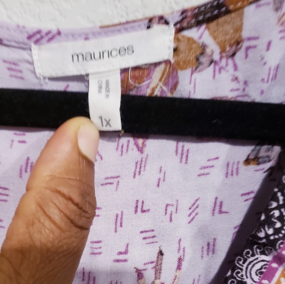 Maunces Purple Dress Size 1X - Picture 2 of 6